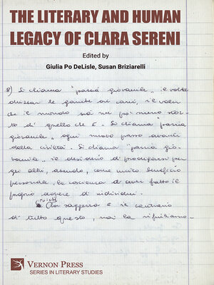 cover image of The Literary and Human Legacy of Clara Sereni